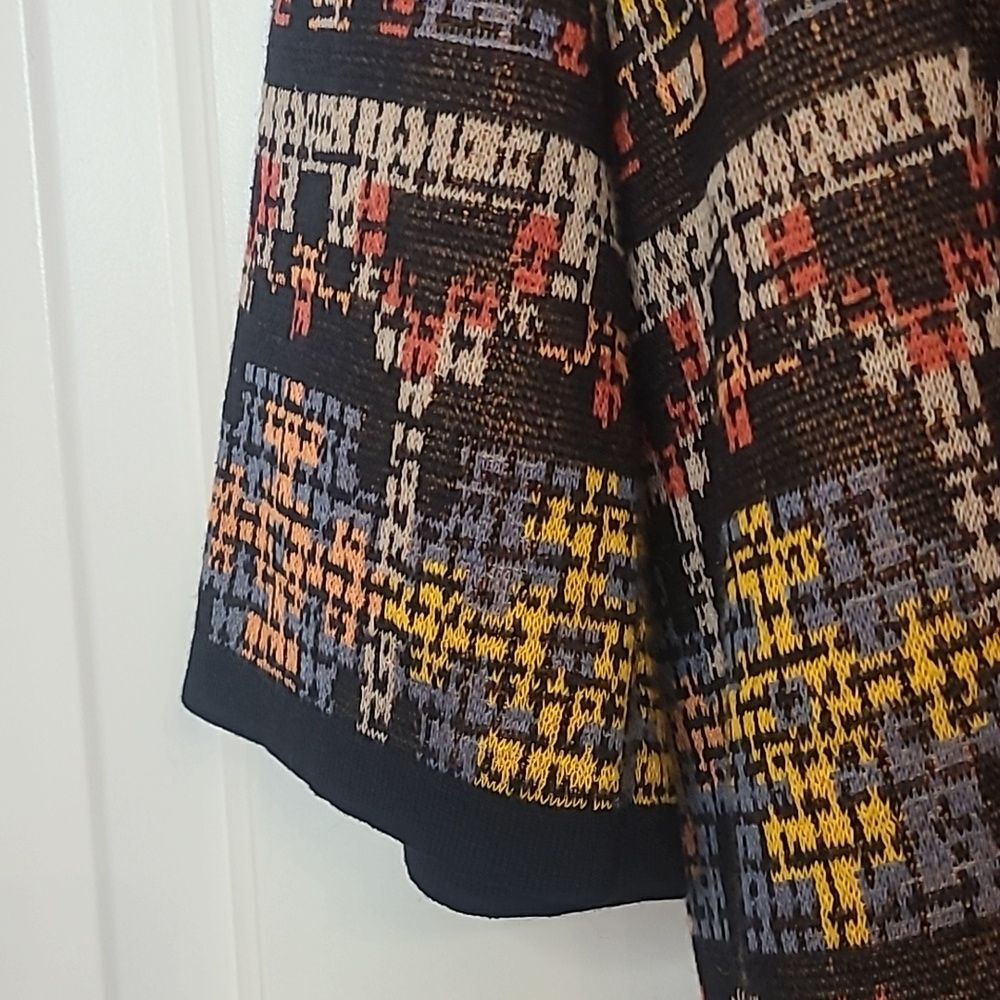 Pendleton Aztec Linen Blend Open Front Cardigan M… - image 4